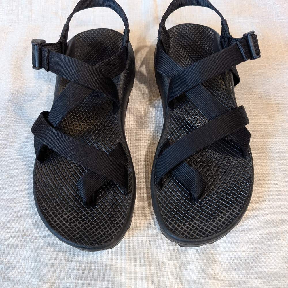 Chaco Black Strappy Sandals